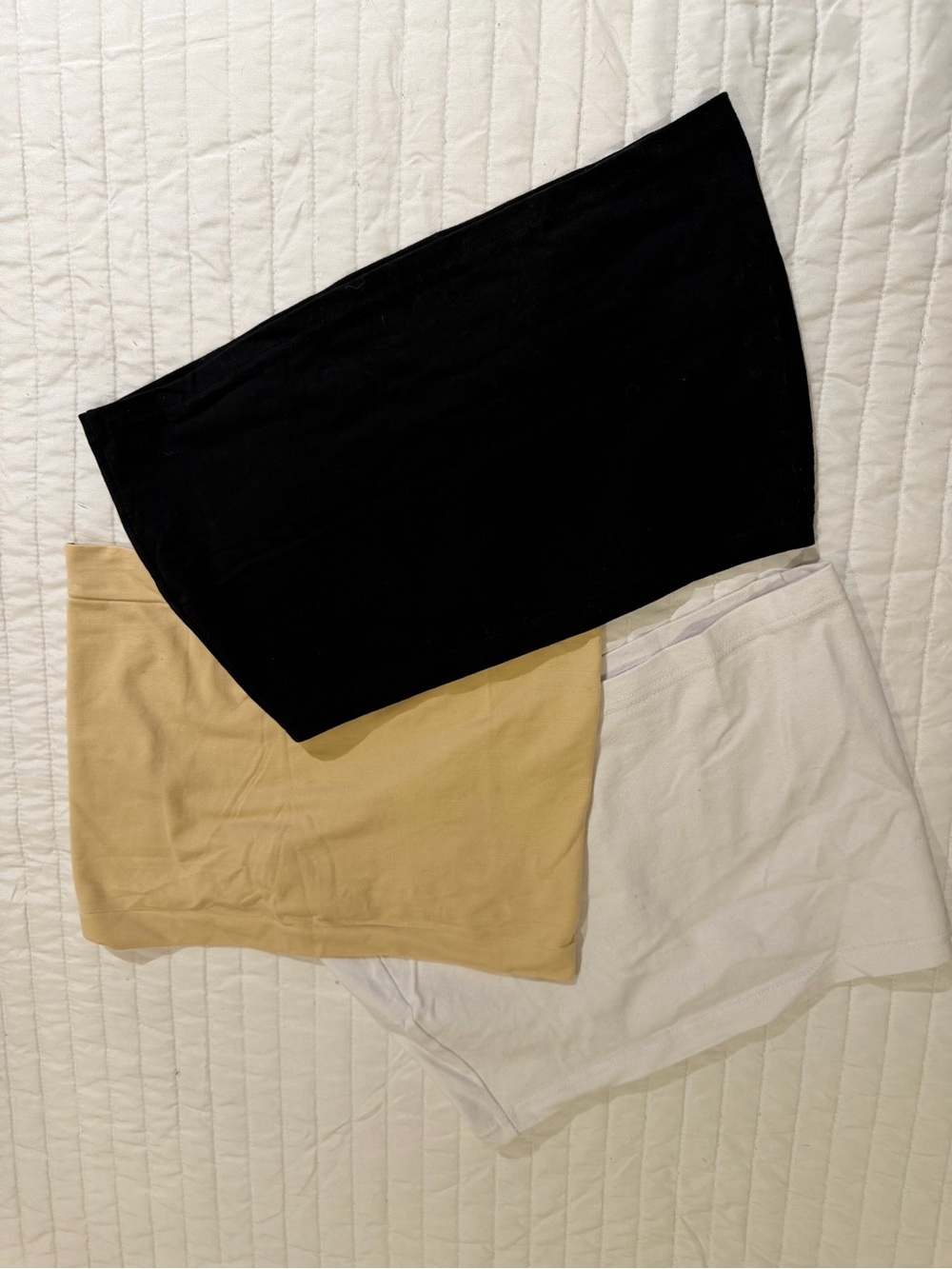 Maternity Belly Bands - Black, Beige, White